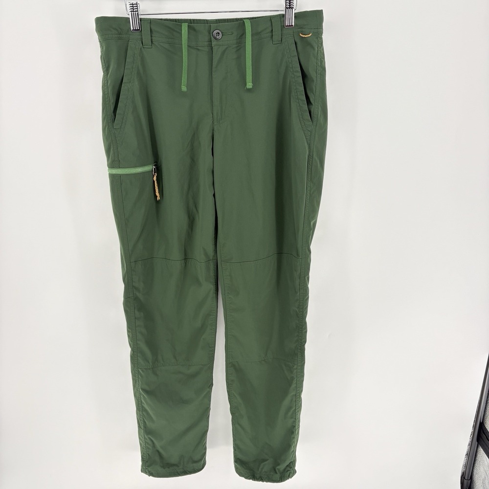 REI Co-op Trailmade Pants Womens 10 Green Nylon Utility UPF 50 Hiking Stretch